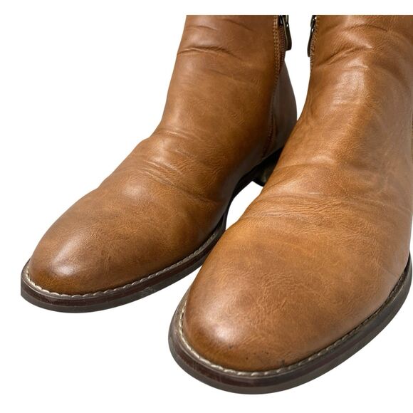 Steve Madden Ankle Boots Mens 9.5 Brown Side Zip‎ Chelsea Smart Casual main image 13
